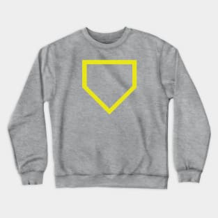 Baseball Softball Homeplate Crewneck Sweatshirt